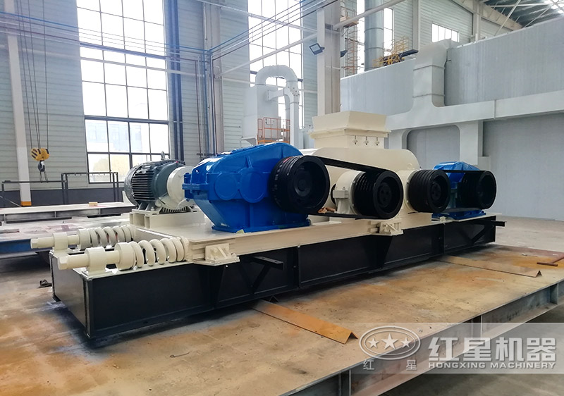 小型液壓對輥破碎機常用型號及價格，提供現(xiàn)場視頻